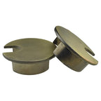 HAHIYO 2Pcs 1.38Inch/35mm Bronze Zinc Alloy Desk Grommet Wire Grommet Cable by HAHIYO