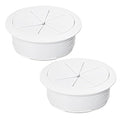 2 Pcs Desk Grommet 2-1/16" / 53 mm, Desk Hole Cover by EASYEAH