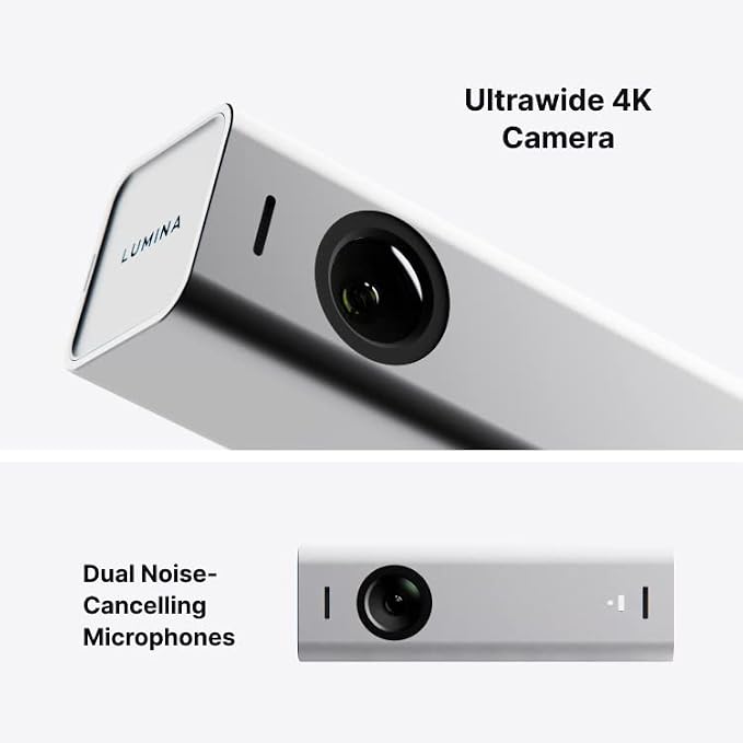 Lumina 4K Webcam: Studio-Quality Webcam Powered by AI. Look Great on Every - Image 2
