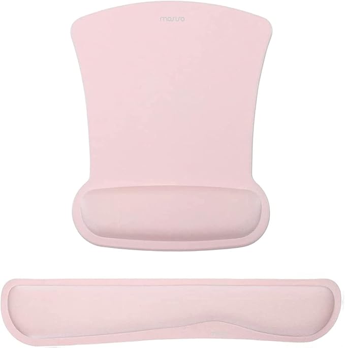 MOSISO Wrist Rest Support for Mouse Pad & Keyboard Set, Ergonomic Mousepad by MOSISO