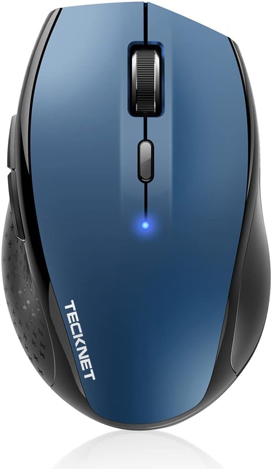 TECKNET Bluetooth Mouse, 4800 DPI Wireless Mouse, 2-Year Battery 6 Adjustable by Tecknet