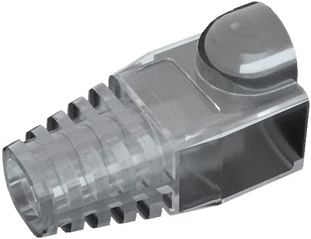 50 Pcs Cat5 Cat5E Cat6 Strain Relief Boot, RJ45 Plug Connector Cover Modular by VIVOCH