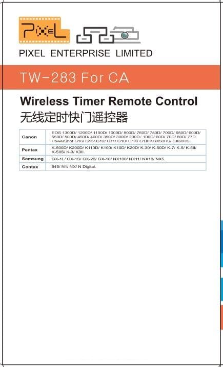 Pixel Remote Timer TW283-E3 LCD Multi-Function Shutter Remote Release Timer - Image 10