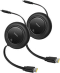 Baseus USB C Cable, 100W 2-Pack 6.6ft Retractable USBC to USBC Fast Charging by Baseus