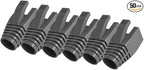 50 Pcs Cat7 Cat7A Cat8 Strain Relief Boot, RJ45 Plug Connector Cover Modular by VIVOCH