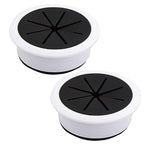 2 Pcs Desk Grommet 2-1/16" / 53 mm, Desk Hole Cover by EASYEAH