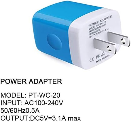 Wall Charger Adapter, USB Cubes, SE 2020, 11 Plus, Samsung GalaxyS24, S21 Ultra - Image 8