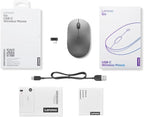 Lenovo Go USB-C Essential Wireless Mouse, 2.4 GHz Nano USB-C Receiver, - Image 10