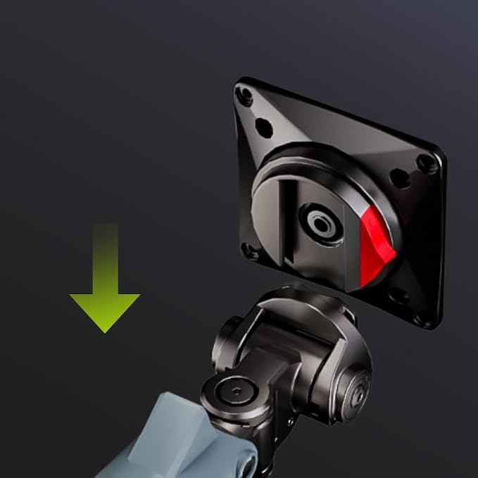 Gaming Monitor Arm for Flat/Ultrawide/Curved Monitors 32 to 60 inch, Heavy Duty - Image 4