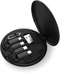 Multifunctional Data Cable Conversion Head Portable Storage Box, Phone Holder by Dougrtha