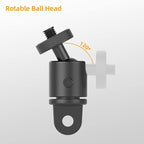 Aluminum 360 Degree Rotation Camera Mount, 1/4 Screw Adjustable Adapter Mount - Image 2