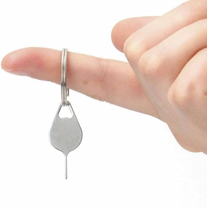 5 Pcs Silver Card Needle, Sim Card Tray Opening Removal Tool, Eject Pin Tool - Image 5