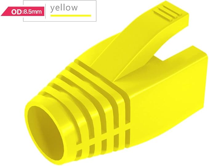 50 Pcs Cat7 Cat7A Cat8 Strain Relief Boot, RJ45 Plug Connector Cover Modular - Image 2