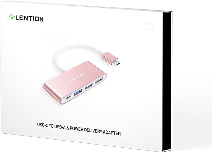 LENTION 4-in-1 USB-C Hub with Type C, USB 3.0, USB 2.0 - Image 6