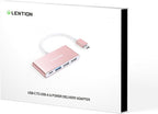 LENTION 4-in-1 USB-C Hub with Type C, USB 3.0, USB 2.0 - Image 6