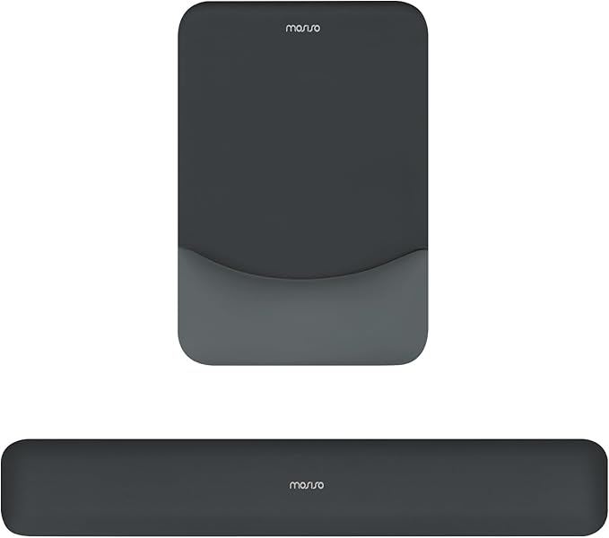 MOSISO Wrist Rest Support for Mouse Pad&Keyboard Set, Rectangular Ergonomic by MOSISO