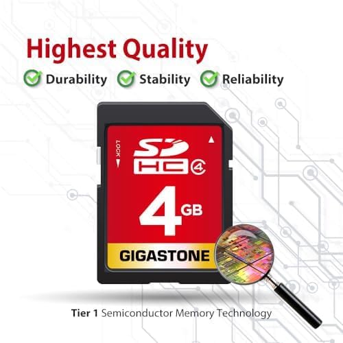 GIGASTONE 4GB SD Card 50 Pack SDHC Class 4 Memory Card - Image 7