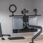 Mount Plus MDS12-2 All-In-One VESA Compatible Monitor Shelf - Image 3