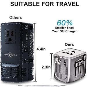 International Travel Adapter Voltage Converter to Step Down 230V to 120V - Image 8