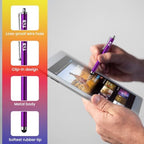 TCD 100 Pack Capacitive Universal Stylus Pens – Premium Colorful Long Metal - Image 4