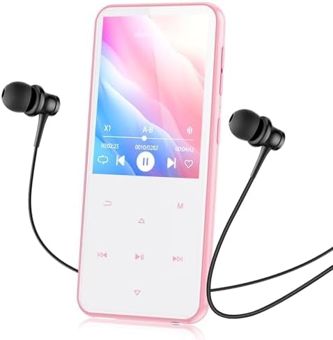 AGPTEK 64GB MP3 Player with Bluetooth, M3 2.4 inch Music Player with Speaker - Image 9