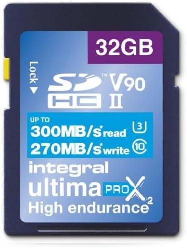 Integral 32GB UHS-II SD Card V90 Up to 300MBs Read and 270MBs Write Speed 1866X - Image 2