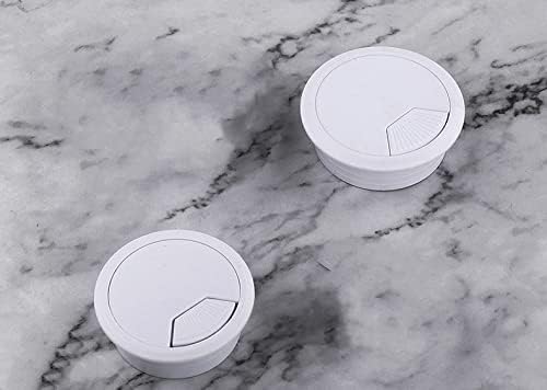 2pcs 2 inch Desk Wire Cord Cable Grommets Hole Cover - Image 6