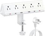 10 FT Desk Clamp Power Strip by anntane