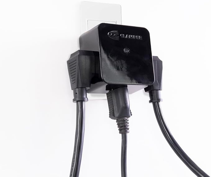 Clamper 3-Outlet Surge Protector 1800 Joules, by Clamper