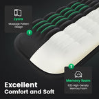 MEKASS Ergonomic Wrist Rest for Keyboard and Mouse, Soft Memory Foam Keyboard - Image 3