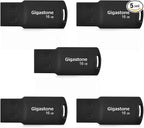 GIGASTONE V70 16GB 5-Pack USB 2.0 Flash Drive Thumb Drive Memory Stick Pen by Gigastone
