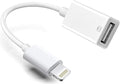 Lightning to USB Camera Adapter, Apple MFi Certified USB 3.0 OTG Dongle Cord by Hatuge