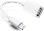 Lightning to USB Camera Adapter, Apple MFi Certified USB 3.0 OTG Dongle Cord by Hatuge