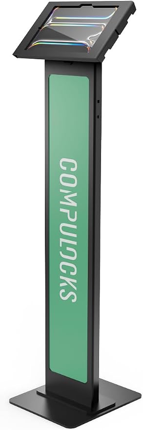 Compulocks iPad Pro M4 11" Apex Enclosure Brandable Floor Stand – Secure Tablet by Compulocks