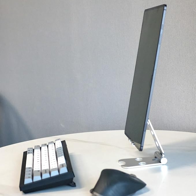 Kado Tablet Stand with Cord Holder Aluminum Alloy, Fully Adjustable Foldable - Image 6