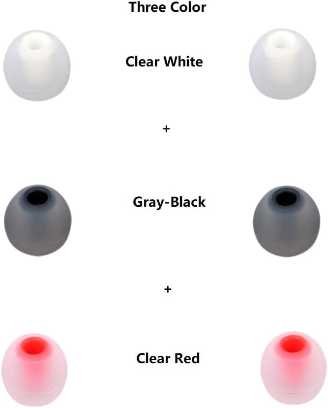 Silicone Earbud Tips Earbuds Replacement Ear Tips Gels Bud - Image 4