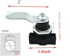 WJSKDQ 4pcs Thumb Operated Offset Cam Lock Thumb Cam Lock - Image 5