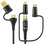 USB C to Multi Charging Cable, USAMS 100W 6.6FT 5A Type C to Type C Fast by USAMS