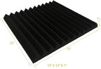 96 Pack Black/BLUE 12 "X 12 "X1" Acoustic Panels Studio Soundproofing Foam - Image 6