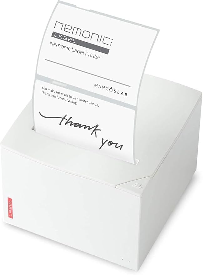 Nemonic Label Printer | Inkless Bluetooth Thermal Label Printer by MANGOSLAB