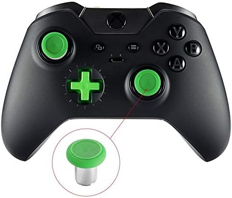 eXtremeRate 8 in 1 Green Metal Magnetic Thumbsticks Analog Joysticks - Image 7