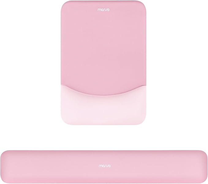 MOSISO Wrist Rest Support for Mouse Pad&Keyboard Set, Rectangular Ergonomic by MOSISO