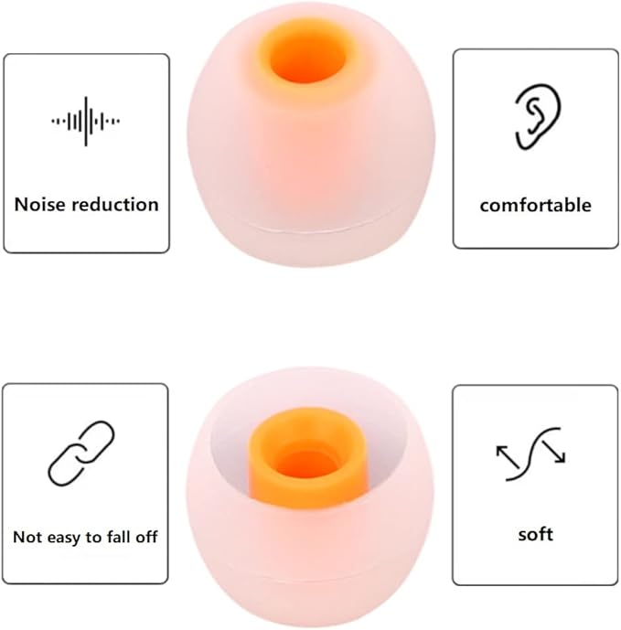 Earbuds Replacement Tips Silicone Earbud Tips Ear Bud Replacement Pieces Ear - Image 7