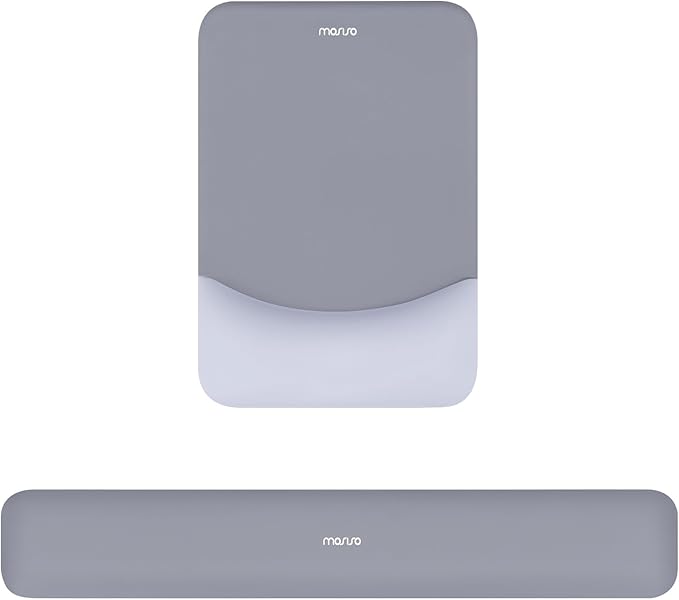 MOSISO Wrist Rest Support for Mouse Pad&Keyboard Set, Rectangular Ergonomic by MOSISO