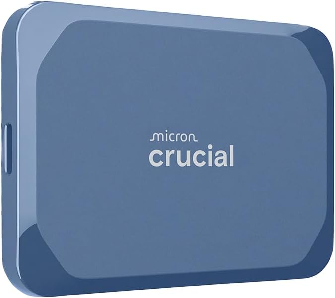Crucial X10 2TB Portable SSD, USB 3.2 USB-C, External Solid State Drive by Crucial