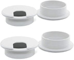 4pcs 2 Inch Desk Wire Cord Cable Grommets Hole Cover by DJDLTGS