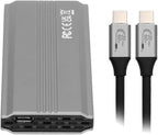CY Type-C USB3.2 USB4 20Gbps to M-Key M.2 NGFF NVME SATA SSD PCBA Enclosure by CY