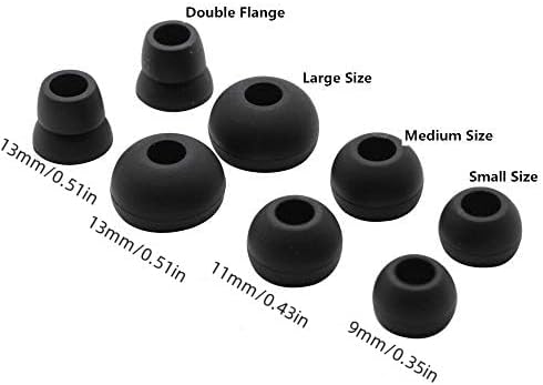 8 Pairs Replacement Silicone Earbuds Tips - Image 3