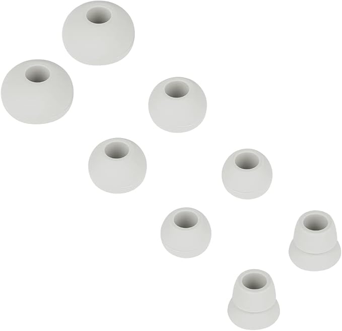 4 Pairs Silicone Ear Tips Earbuds Replacement Tips Earbuds Cap Eartips Tips by WKYMY