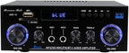 Amp10 Amplifier Home Audio, 400W Power Amplifier 2 Channel Stereo Receiver - Image 7